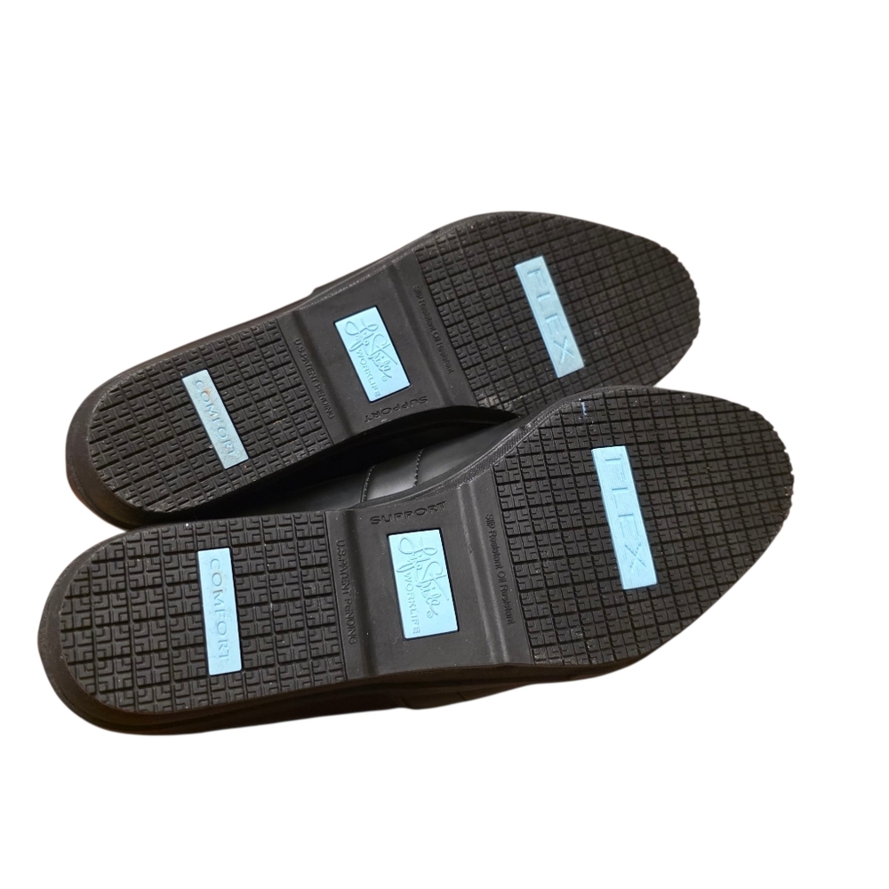 Life Stride Klassy Worklife Slip-Resistant Black Women's Wedge Shoes Size 8.5 - Picture 7 of 10